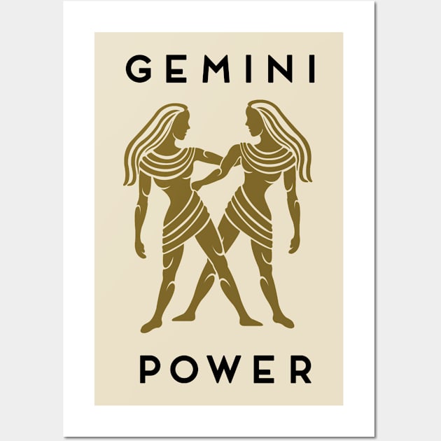 Gemini Power Wall Art by DesigningJudy